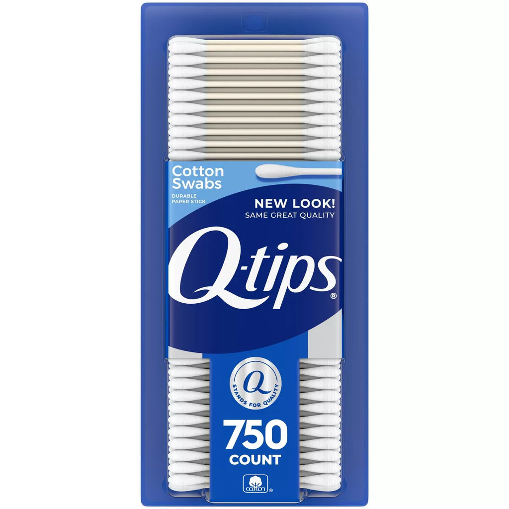 Q-Tips Cotton Swabs - 750Ct