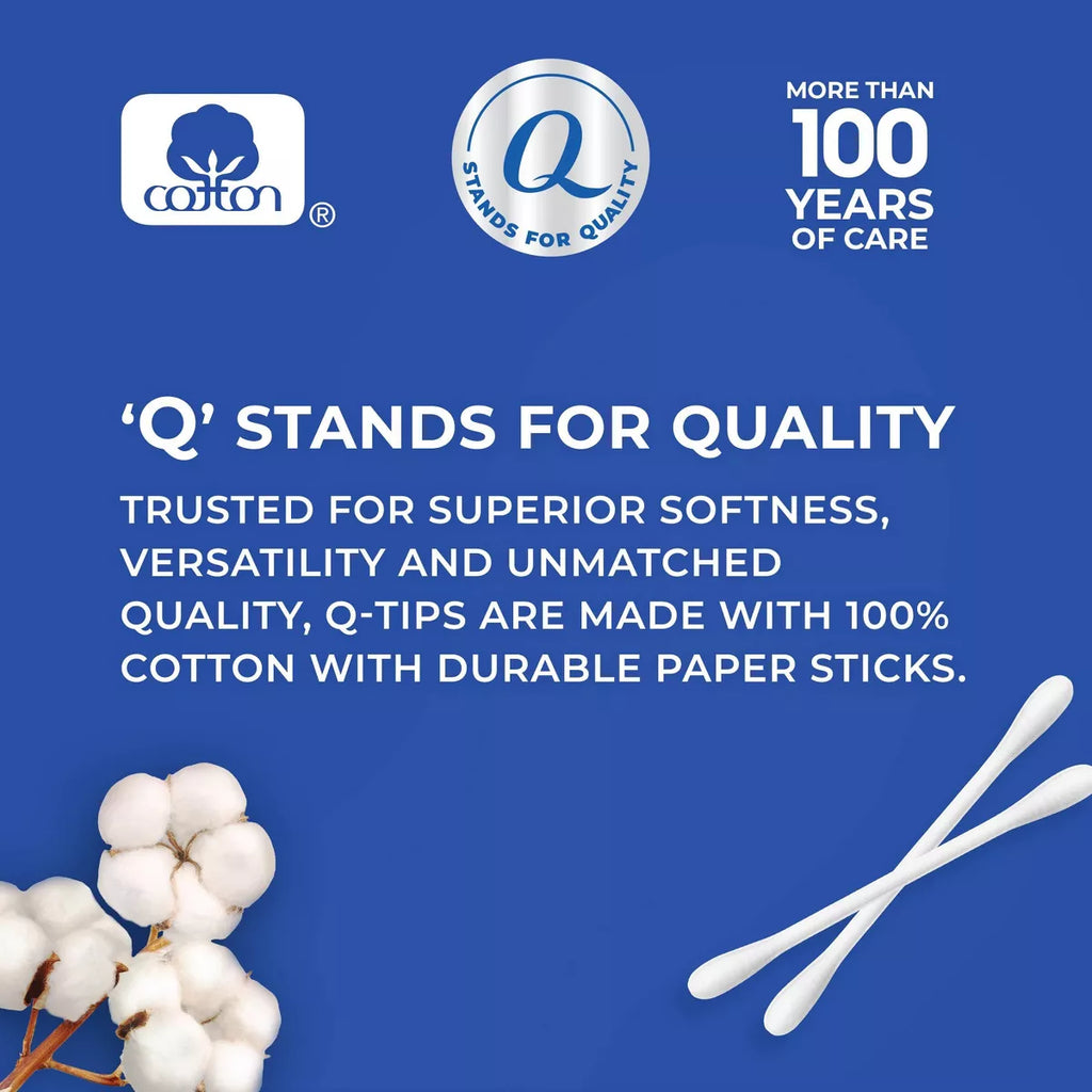 Q-Tips Cotton Swabs - 750Ct