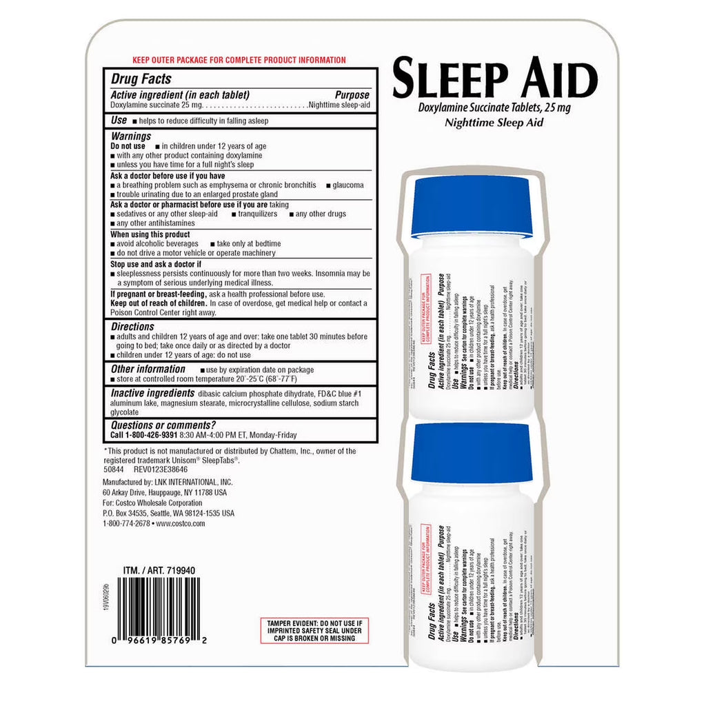 Sleep Aid, 192 Tablets