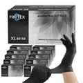1000PCS Black Disposable Gloves Nitrile, Food Safe Gloves for Cooking, Food Prep, Powder-Free, Latex-Free, Textured Grip, 3.2 Mil, Medium