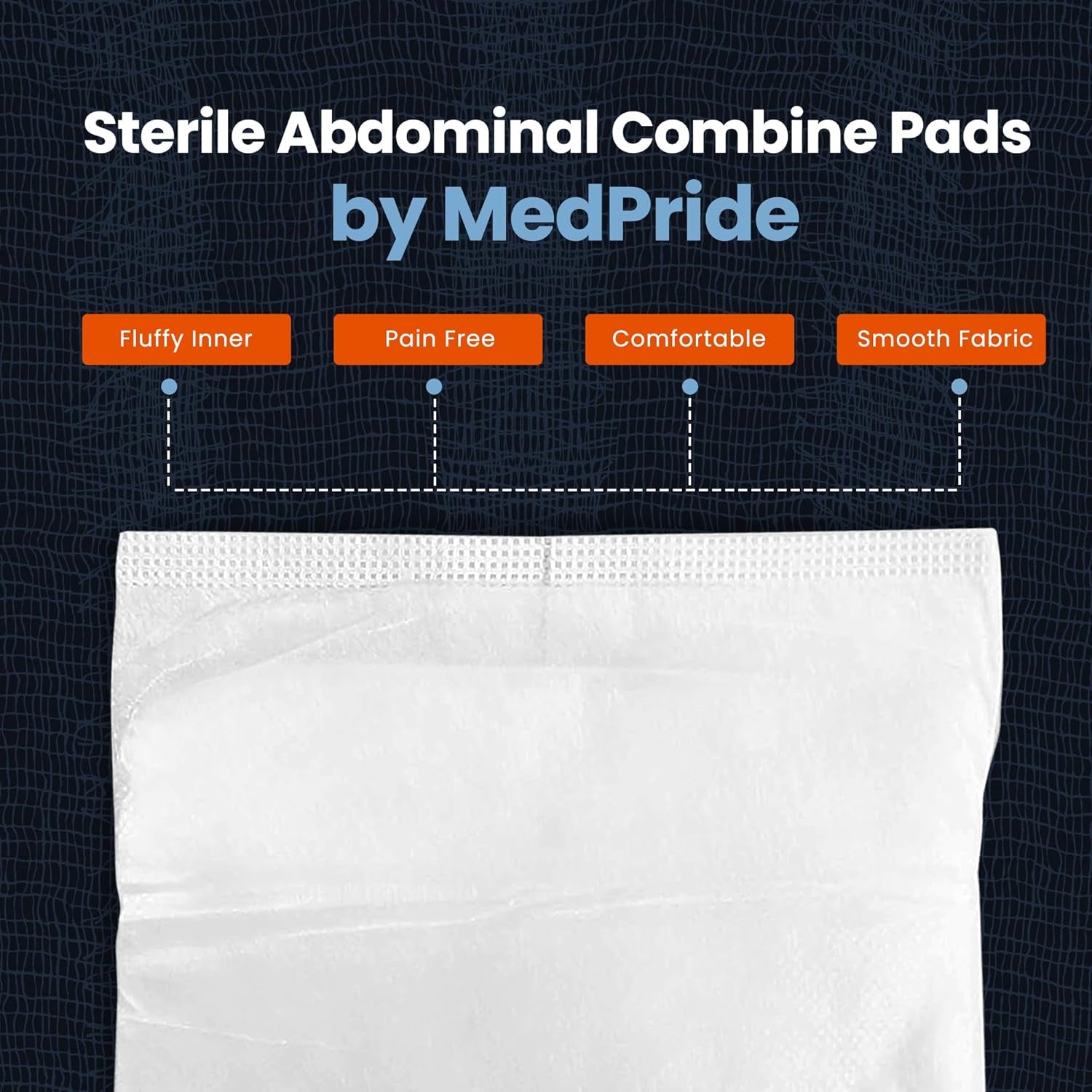Sterile Abdominal- ABD Combine Pads| 40-Pack, 5 X 9 Inches| Extra Absorbent & Th