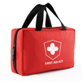 220 Piece First Aid Kit, Premium Compact Trauma Medical Kits for Any Emergencies, Ideal for Home, Office, Car, Travel, Outdoor, Camping, Hiking, Boating (Red)