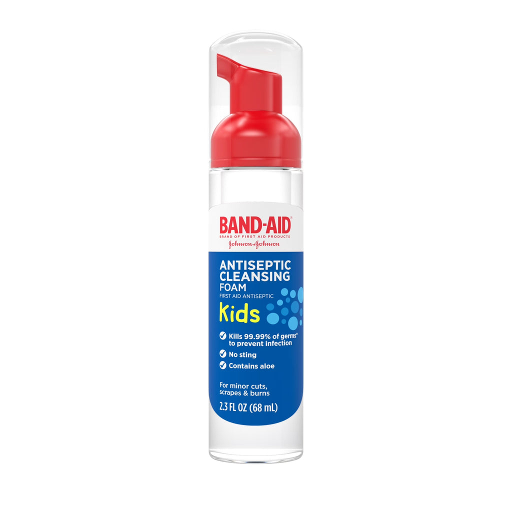 First Aid Antiseptic Cleansing Foam for Kids, 2.3 Fl. Oz