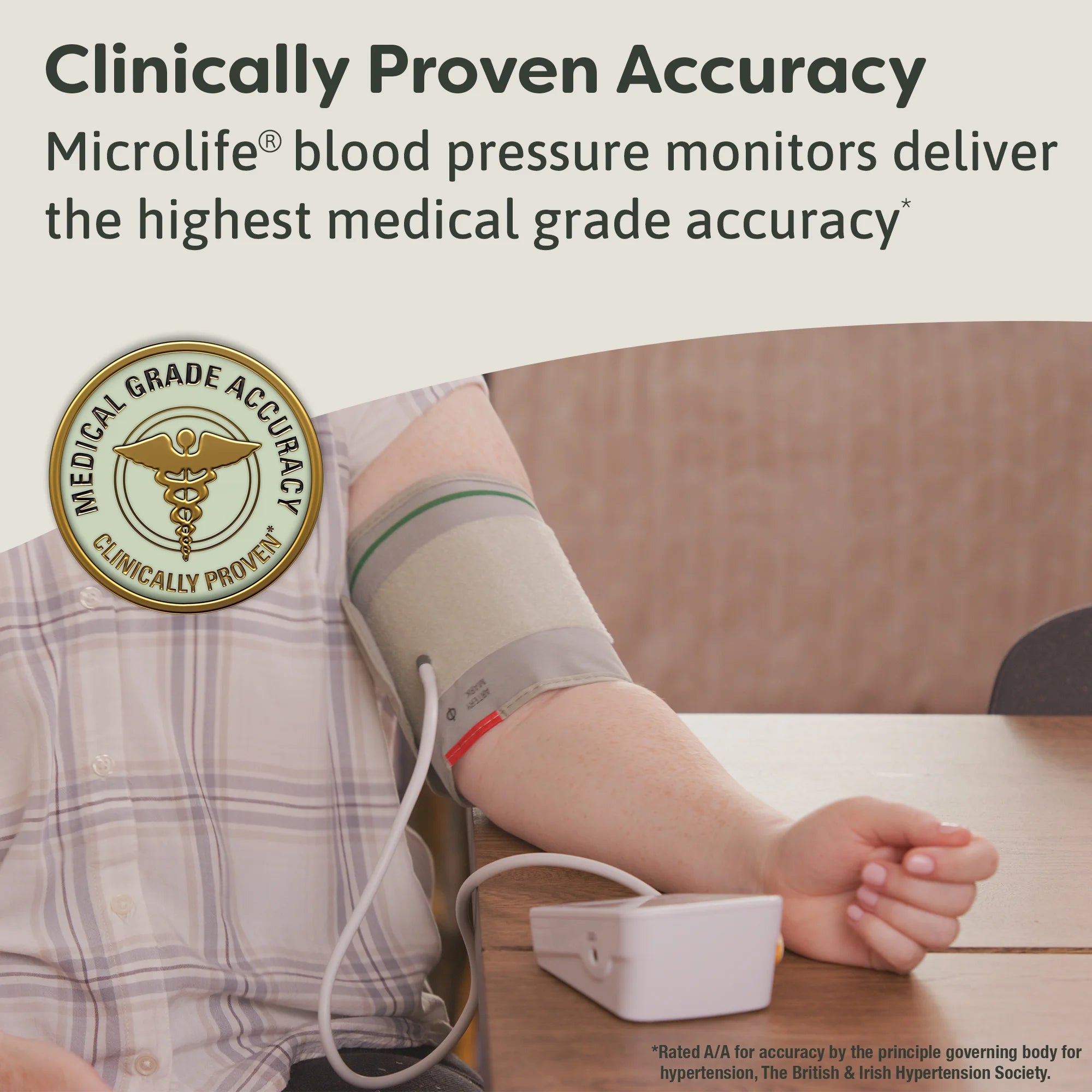 BPM2 Digital Blood Pressure Monitor, Wide-Range Upper Arm Cuff, Stores 60 Results