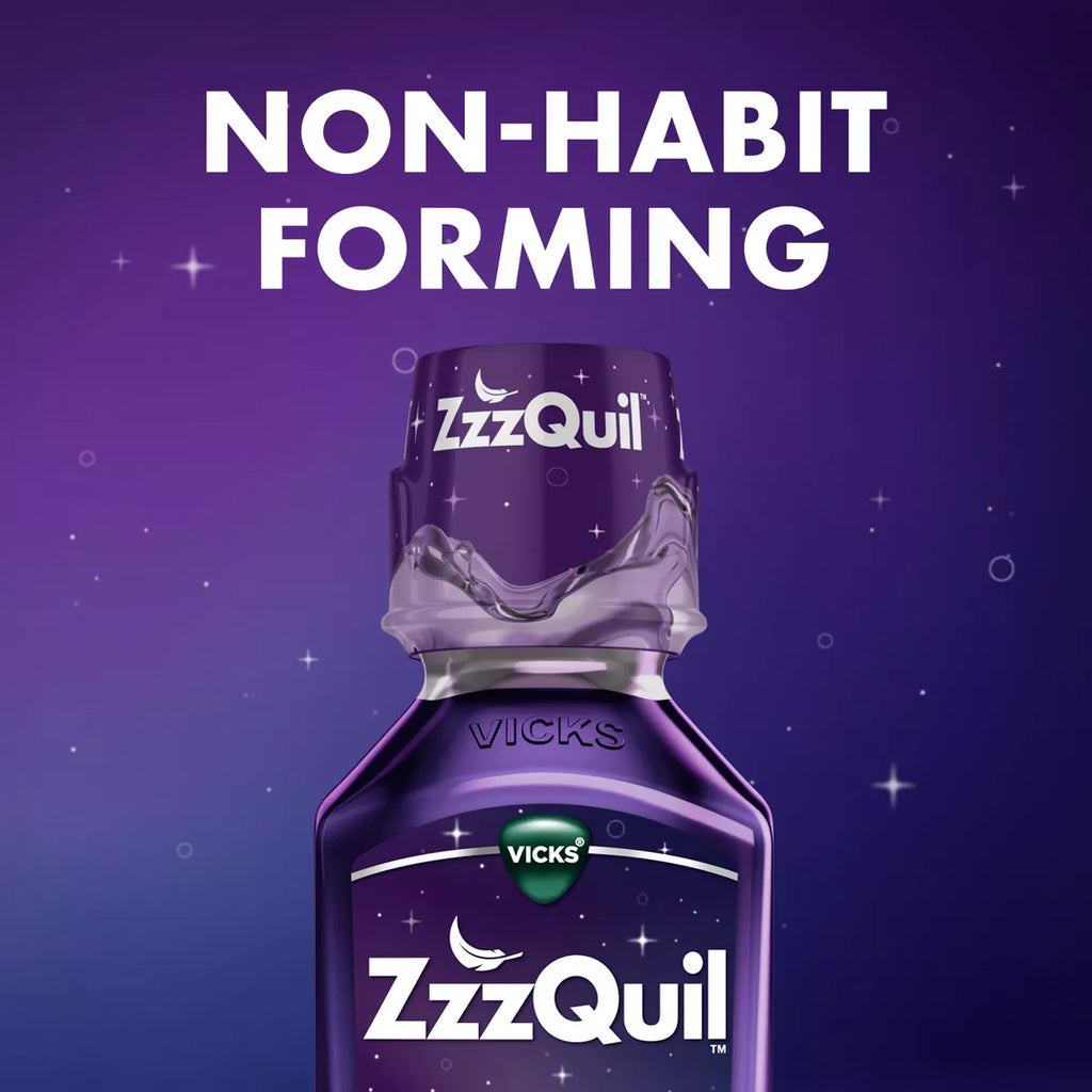 Zzzquil Nighttime Sleep-Aid Liquid - Berry