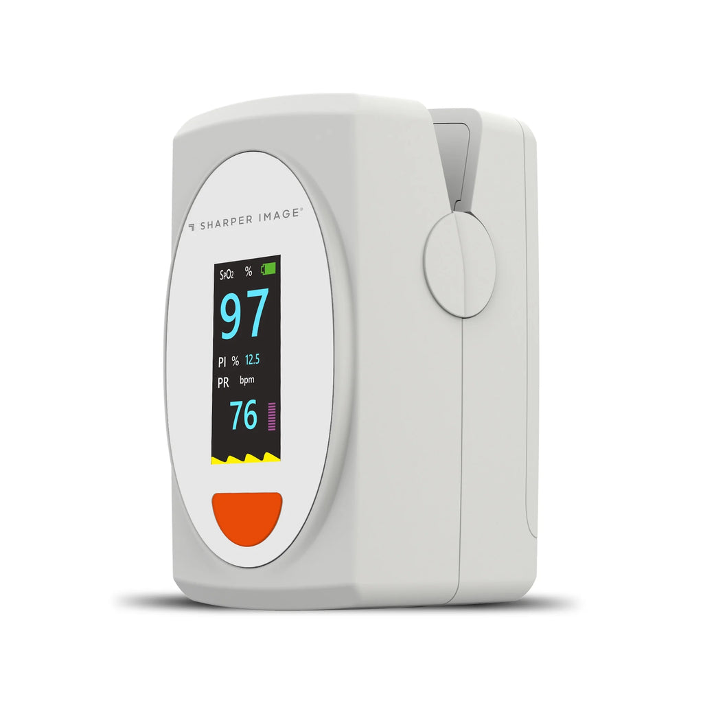 Finger Pulse Oximeter – Blood Oxygen & Heart Rate Monitor