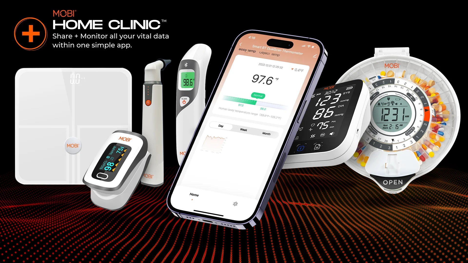 Connect Smart Bluetooth Upper Arm Blood Pressure Monitor Automatic Blood Pressure Machine