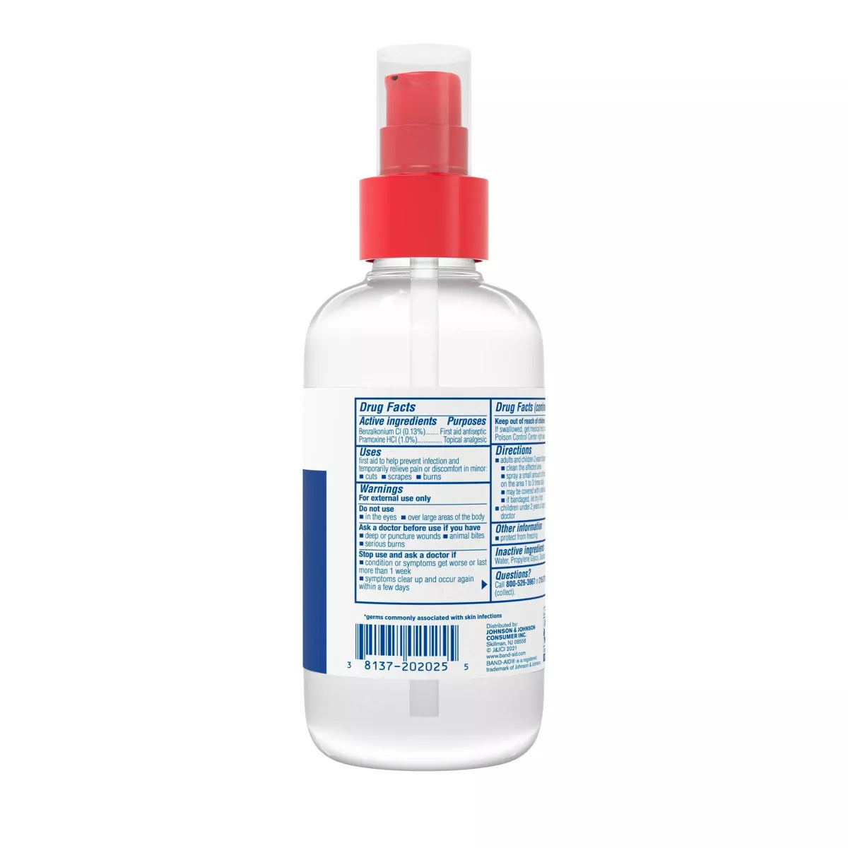 Band-Aid Antiseptic Spray - 8 Fl Oz