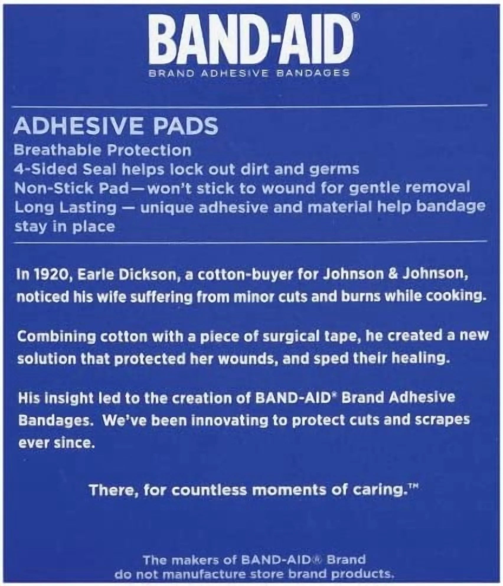 Brand Tru-Stay Adhesive Pads, Large Sterile Bandages, 10 Ct