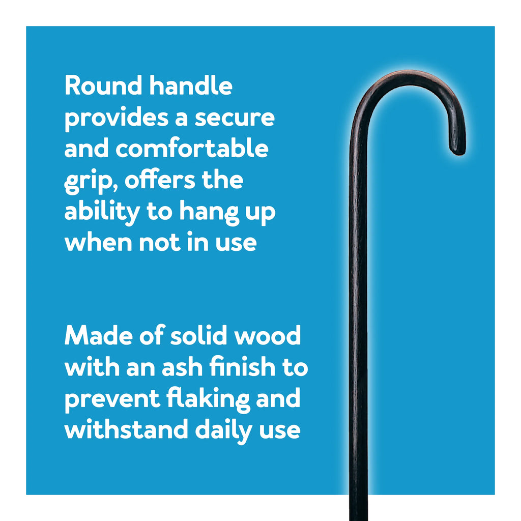 Solid Wood Walking Cane for All Occasions, for Men & Women with 250 Lb Weight Capacity