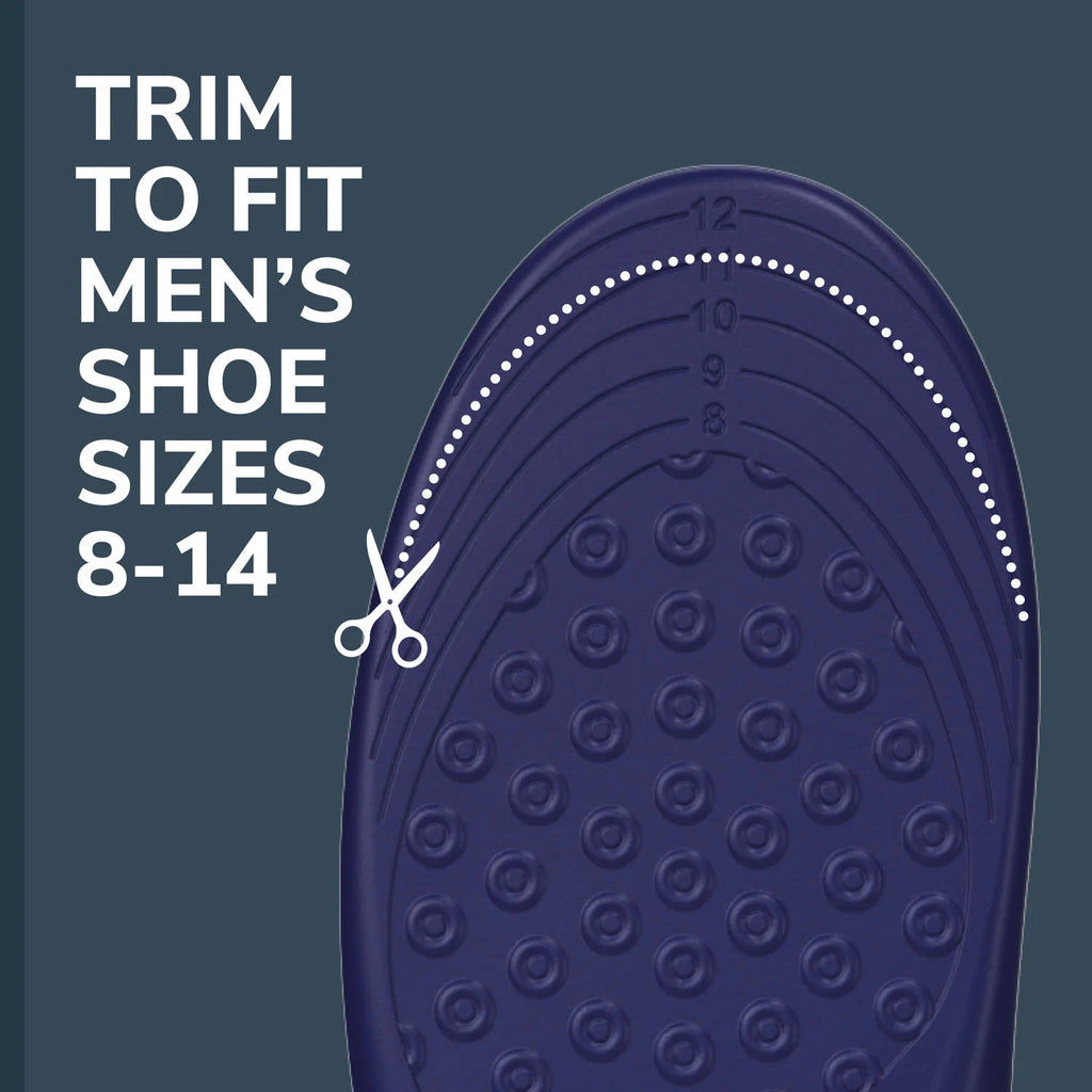 Dr. Scholl’S Plantar Fasciitis Pain Relief Insoles with Arch Support, Men Shoe Sizes 8-13, 1 Pair