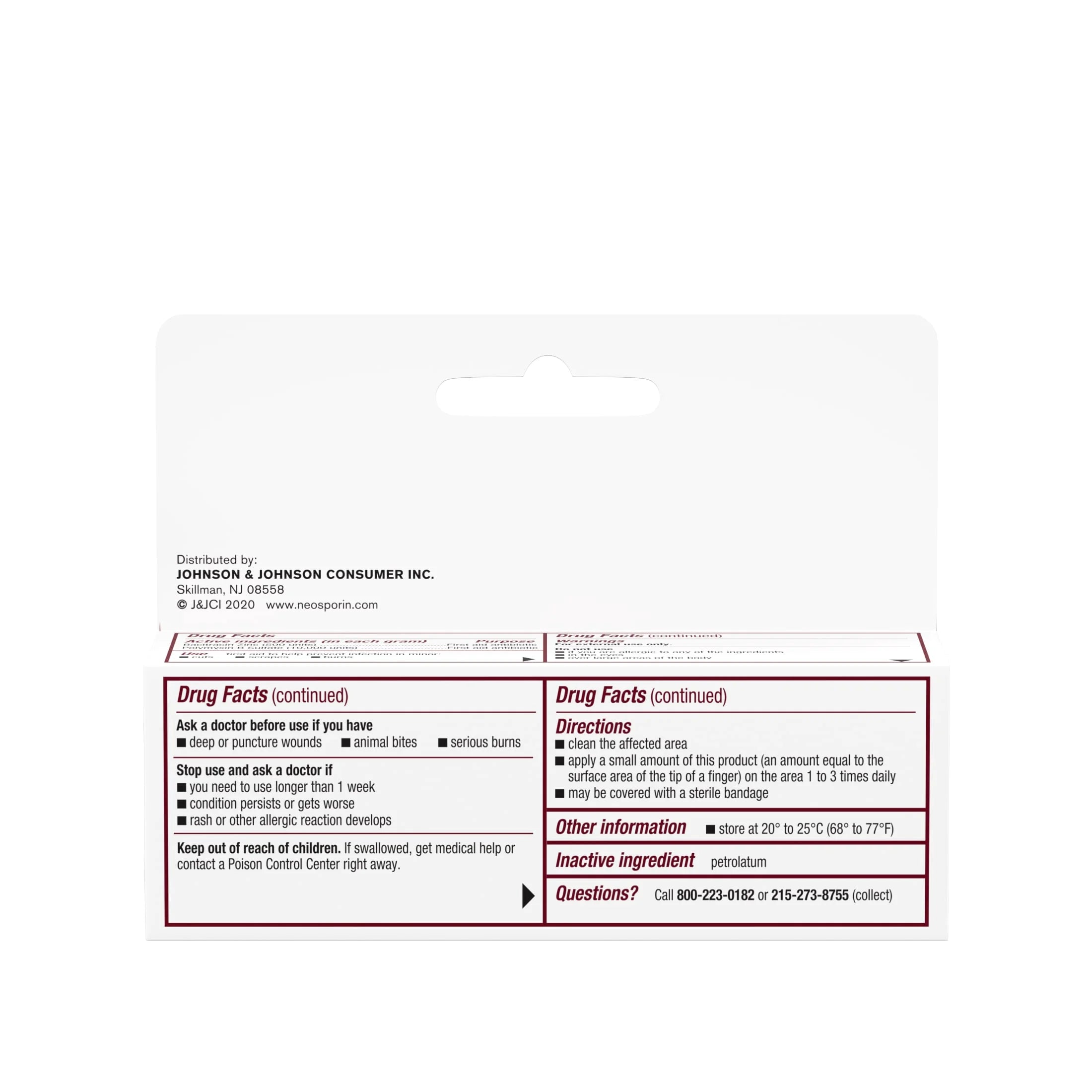 First Aid Topical Antibiotic Ointment, Travel Size, 0.5 Oz