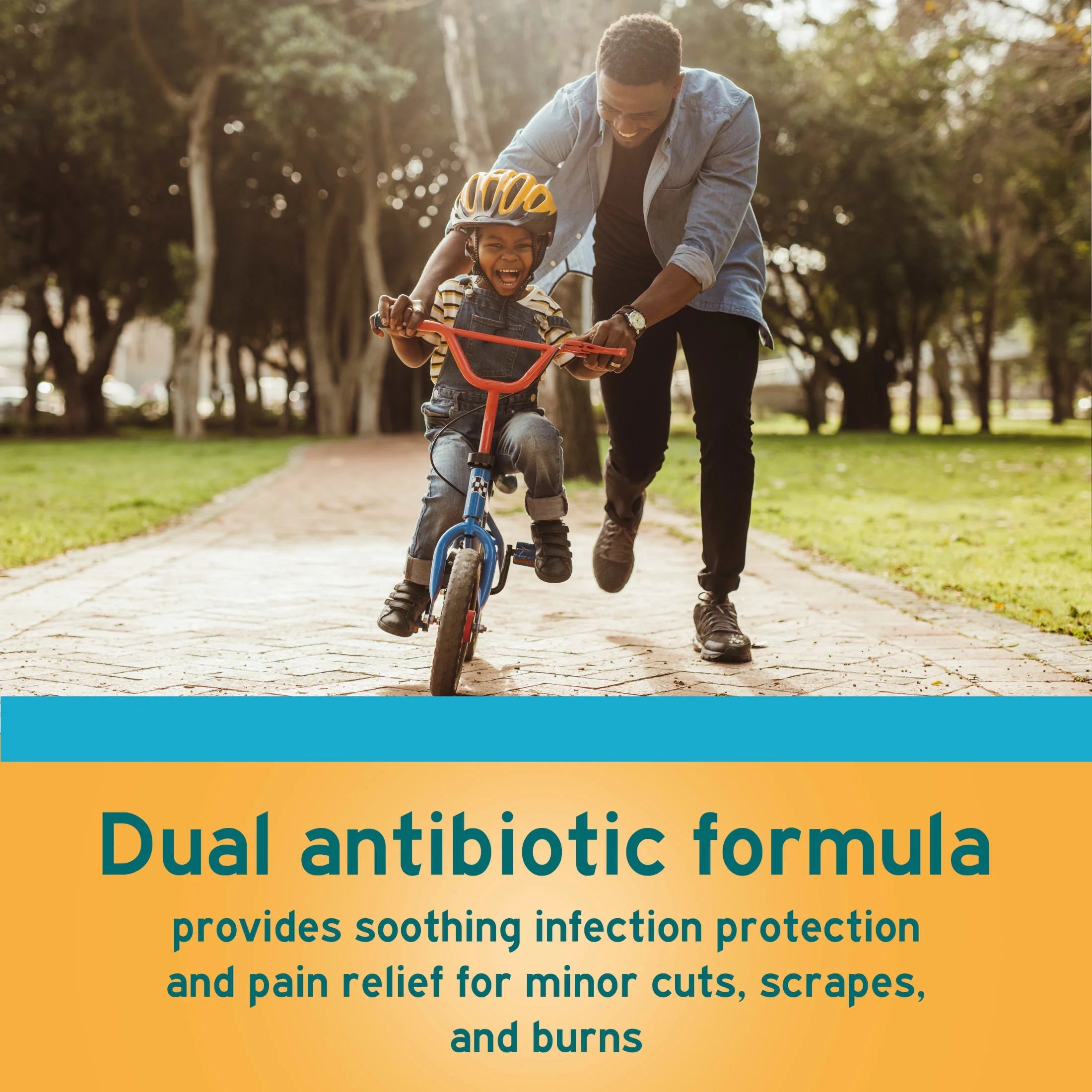 + Pain Relief Dual Action First Aid Antibiotic Cream for Kids, .5 Oz