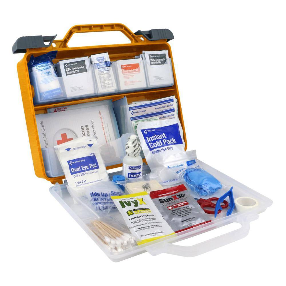 300-Piece Deluxe Clear Front Plastic OSHA First Aid Kit
