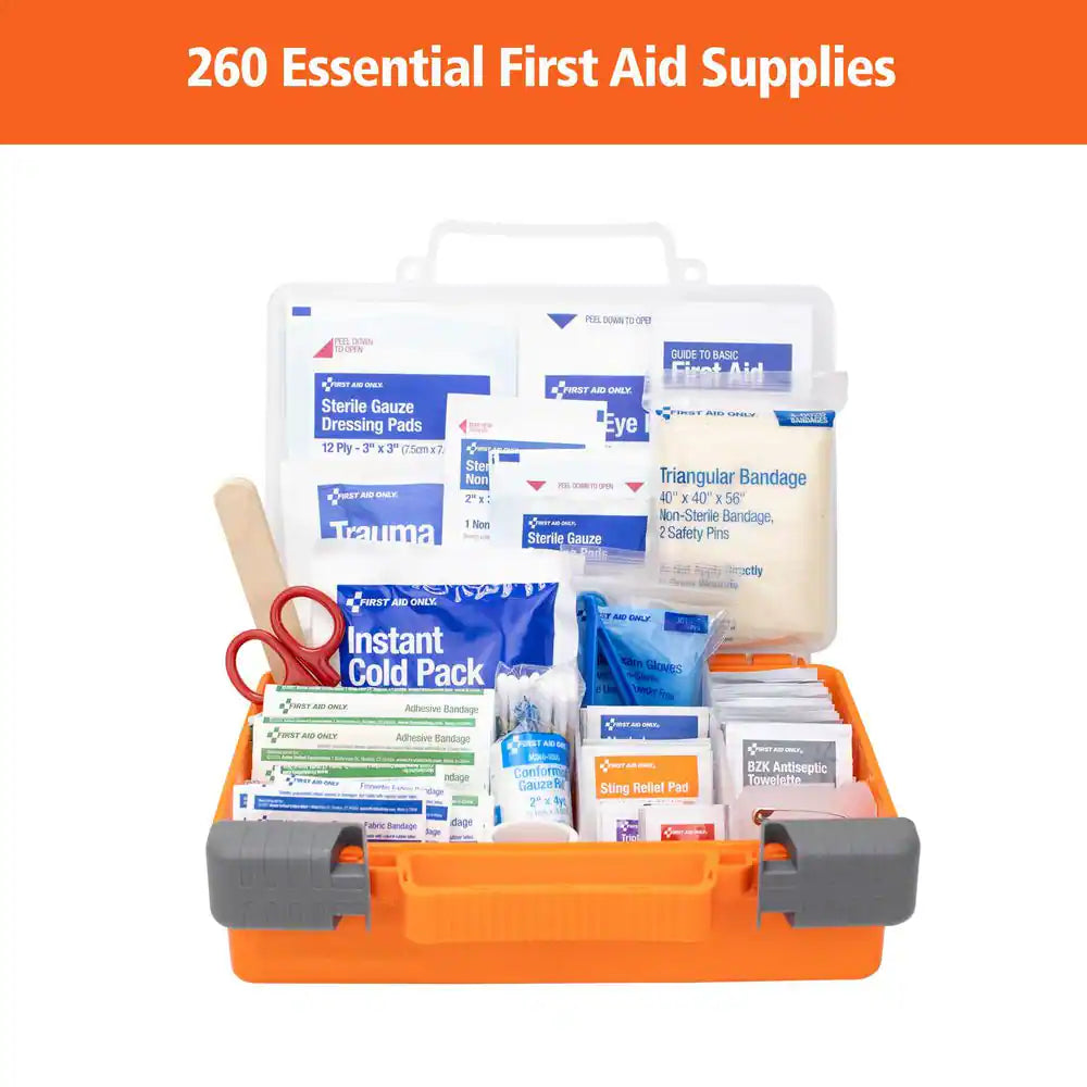 260-Piece OSHA Rated First Aid Kit