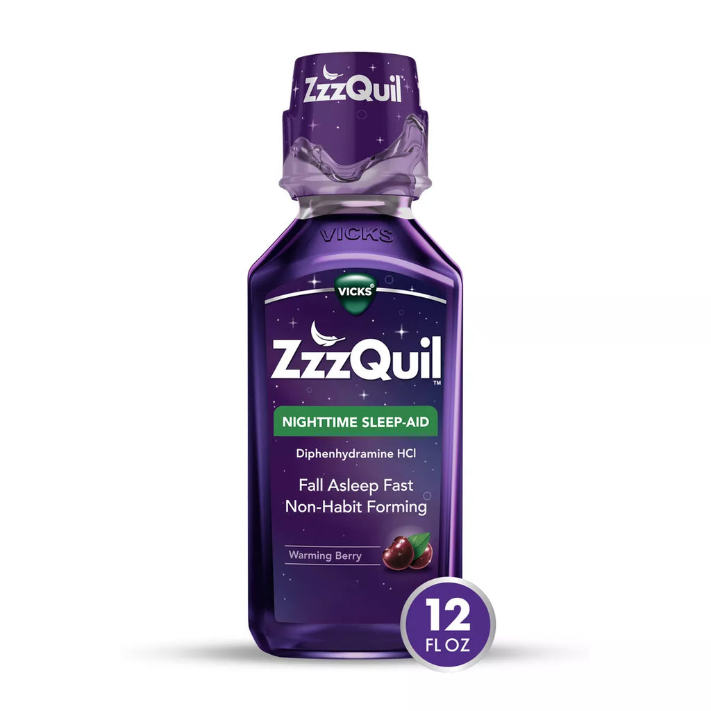Zzzquil Nighttime Sleep-Aid Liquid - Berry