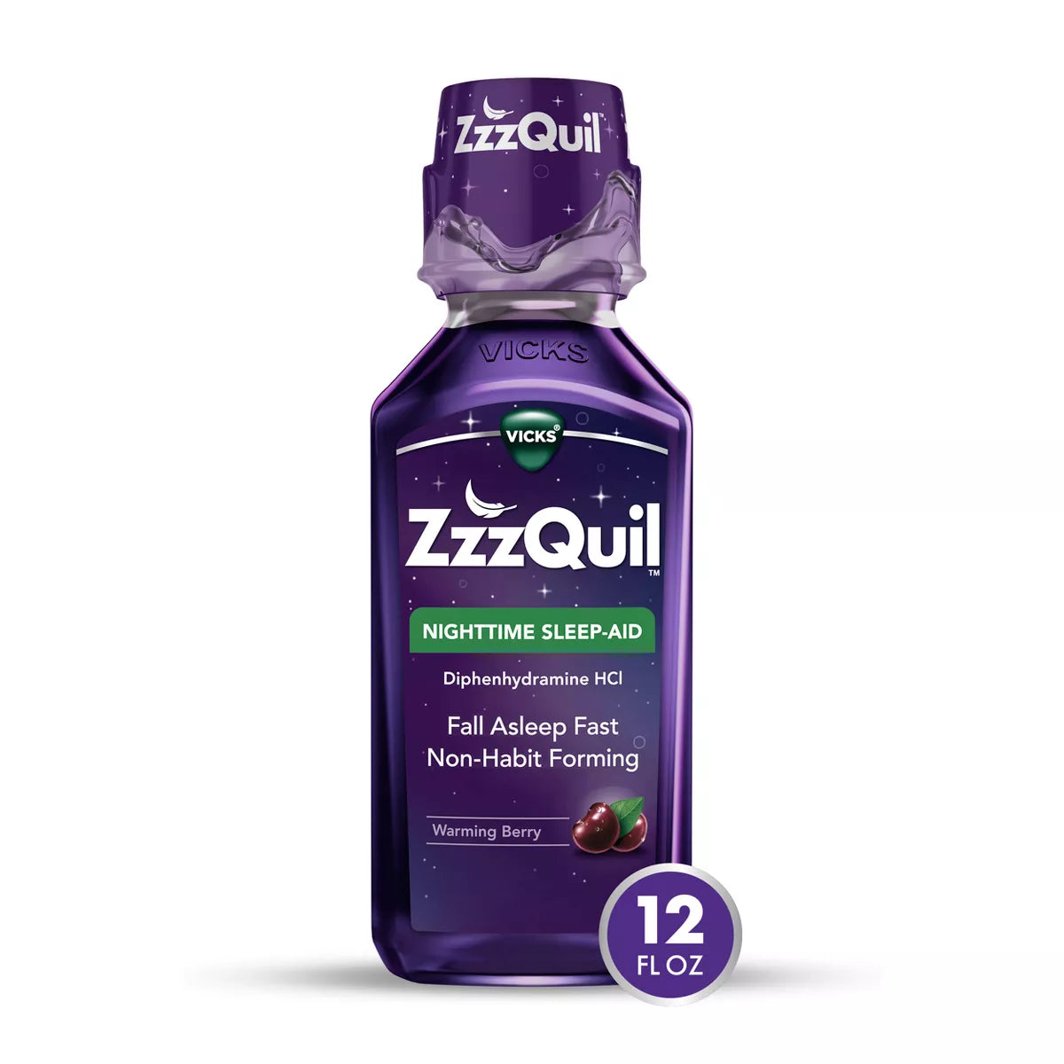 Zzzquil Nighttime Sleep-Aid Liquid - Berry