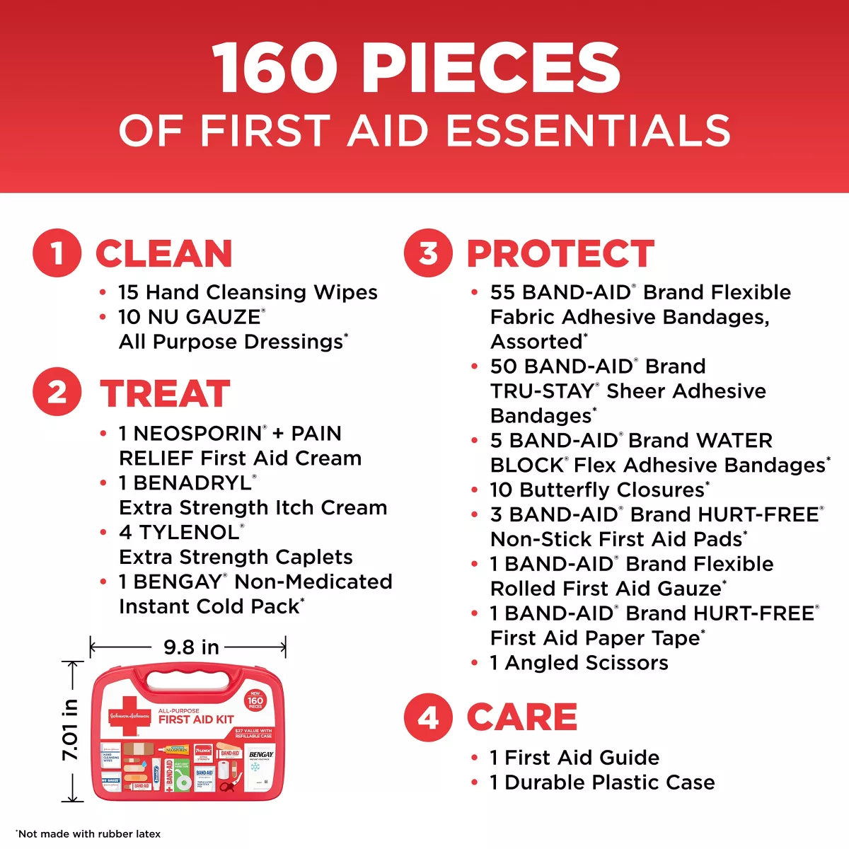Band-Aid First Aid Kit - 160Ct