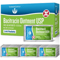 Tender Gentle Bacitracin Antibiotic Ointment Packets - 144 Ct. Bacitracin Zinc USP - Infection Prevnetion - Single Use - First Aid Kits