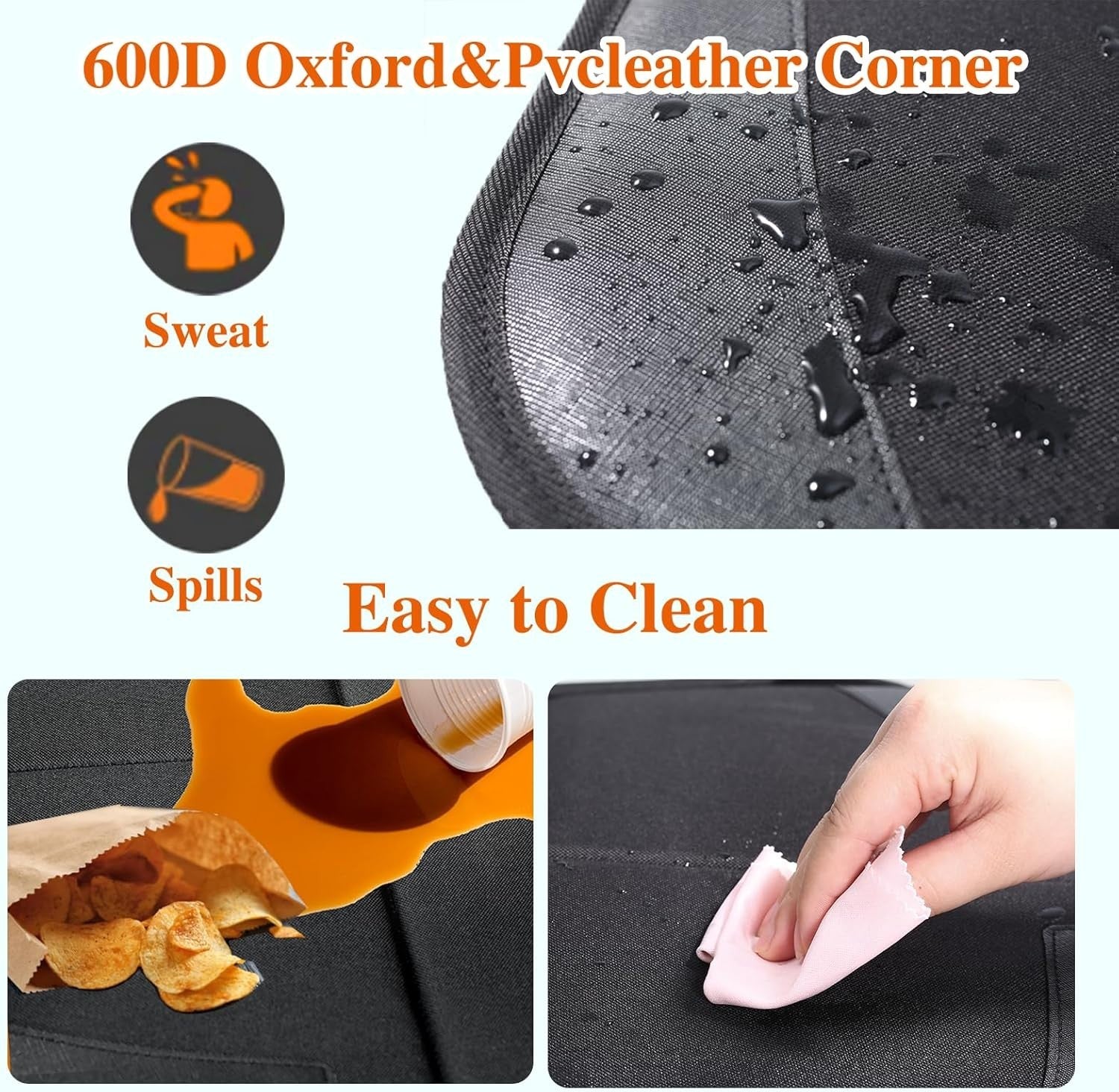 Non-Slip Car Seat Protector for Child Seats - Padded, Waterproof & Universal Fit