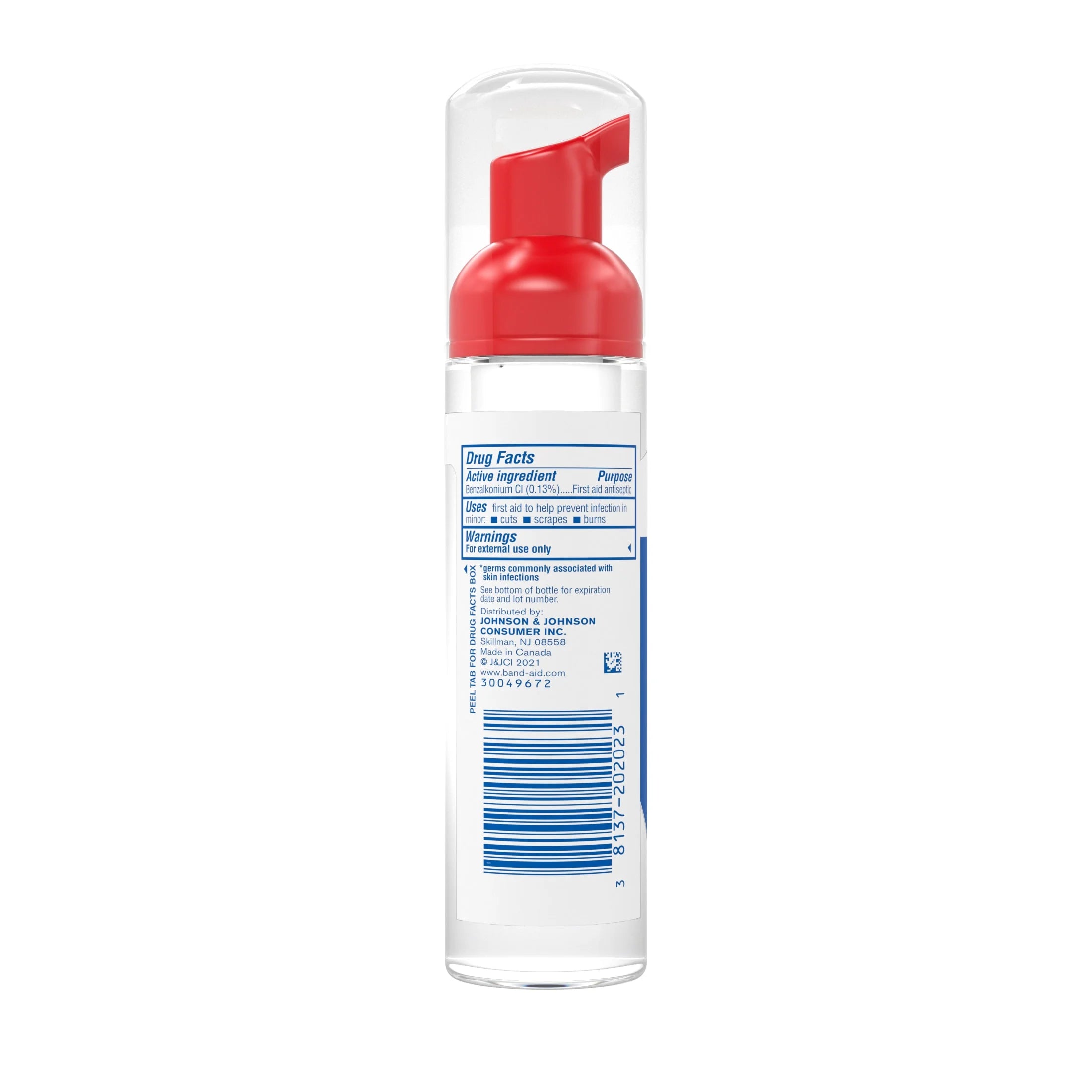 First Aid Antiseptic Cleansing Foam for Kids, 2.3 Fl. Oz