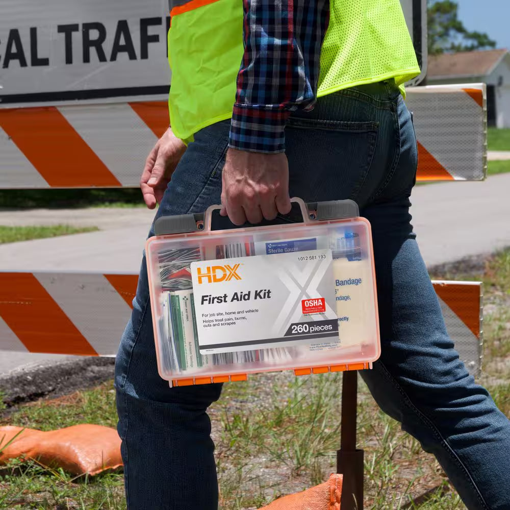 260-Piece OSHA Rated First Aid Kit