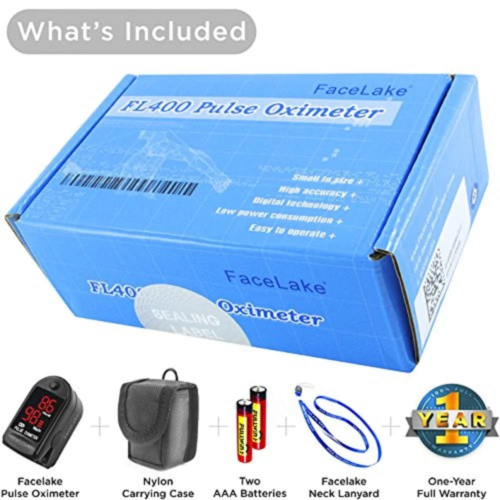 FL-400 Fingertip Pulse Oximeter (Black)