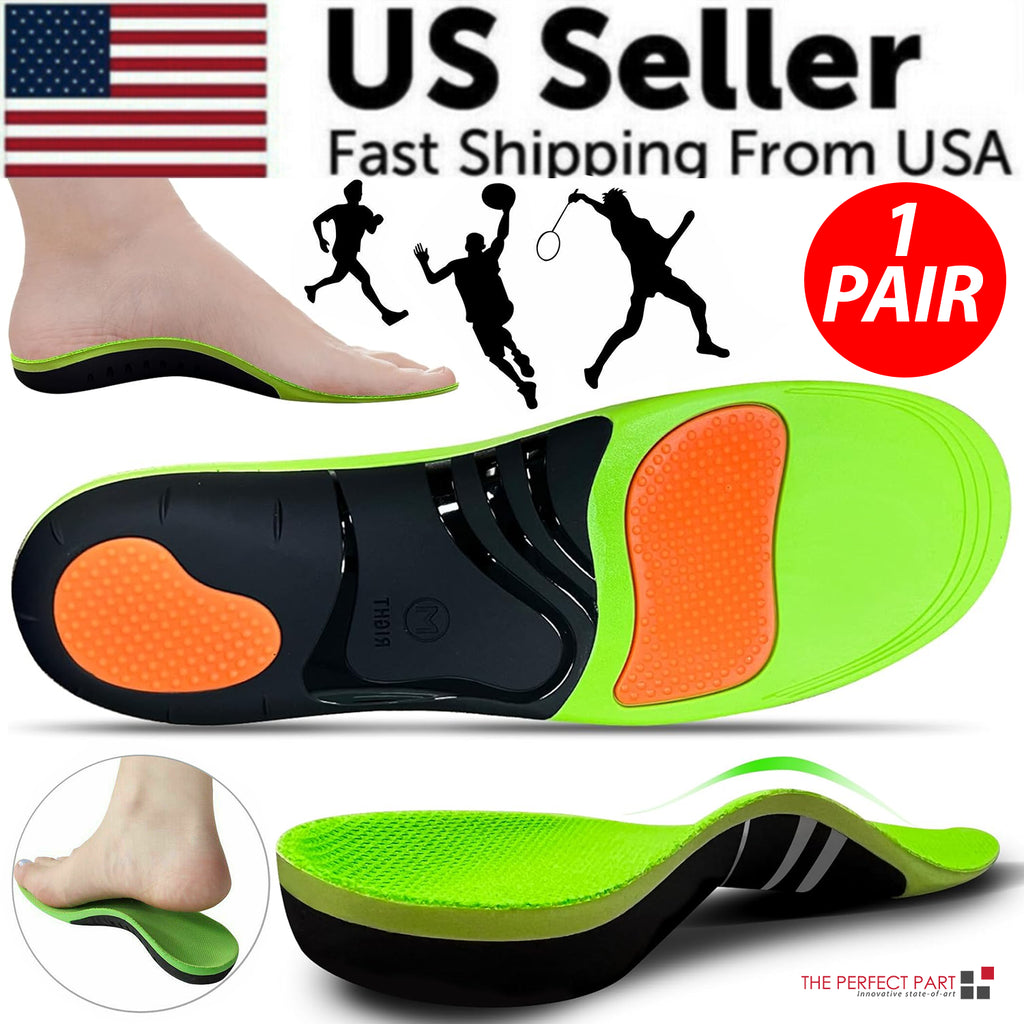 Orthotic Shoe Insoles Inserts Flat Feet High Arch Support for Plantar Fasciitis