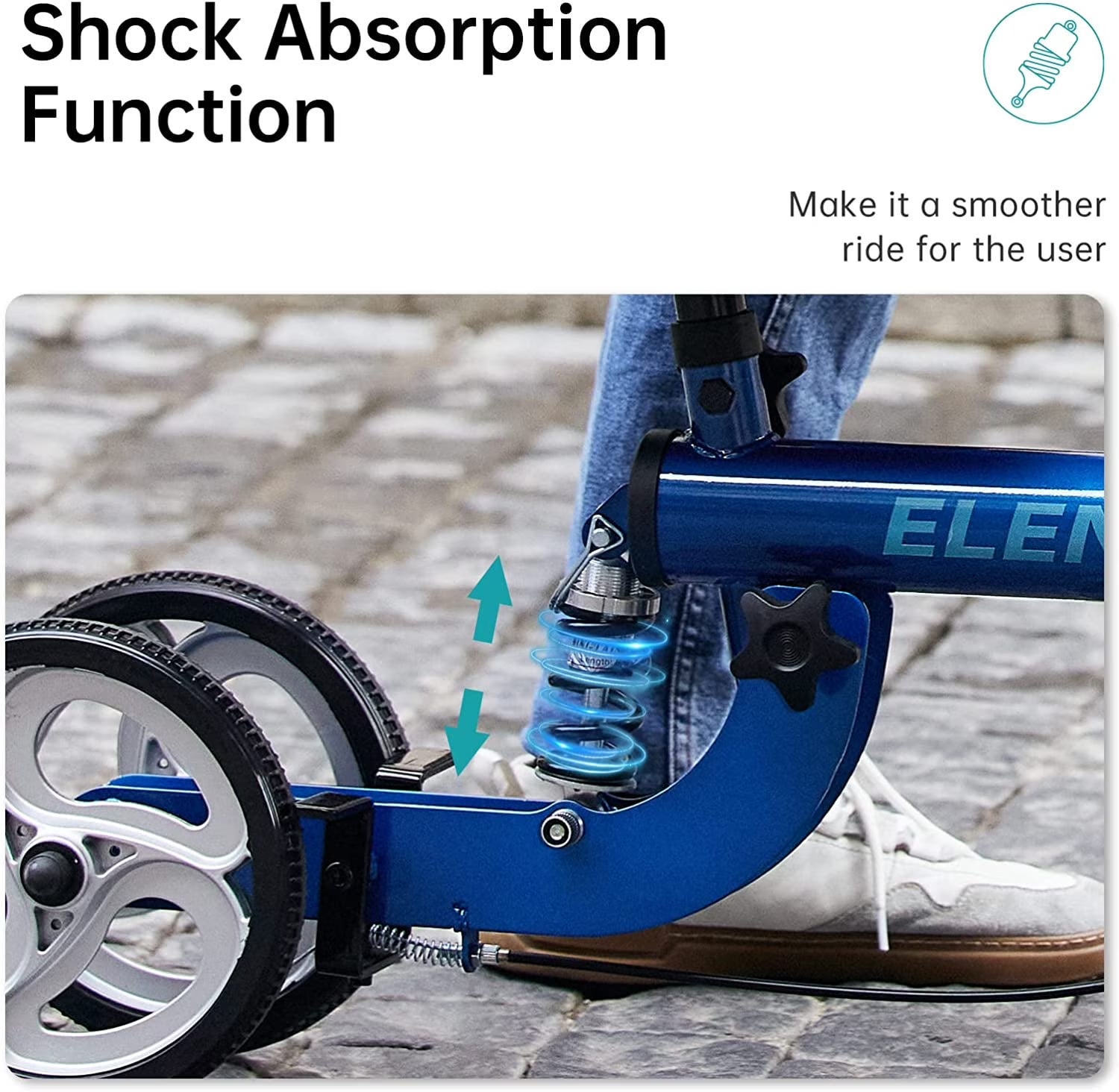 Knee Scooter Steerable Deluxe Medical Knee Walkerfor Foot Injury Crutch Alternative Blue