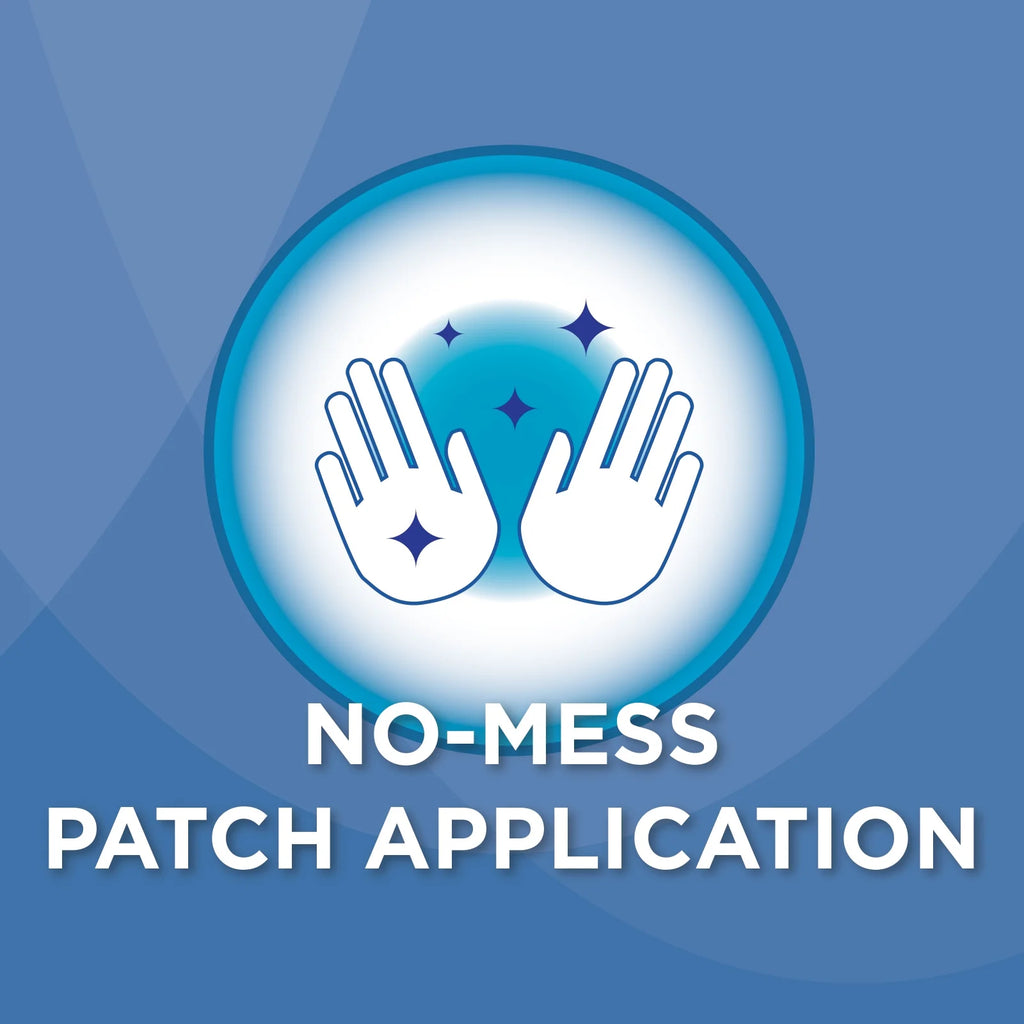 Cold Hot Medicated Menthol Patch | 5% Menthol | Back and Large Areas | 7.87” X 3.93” | 25-Count | Paraben-Free | Soothes Minor Aches and Pains