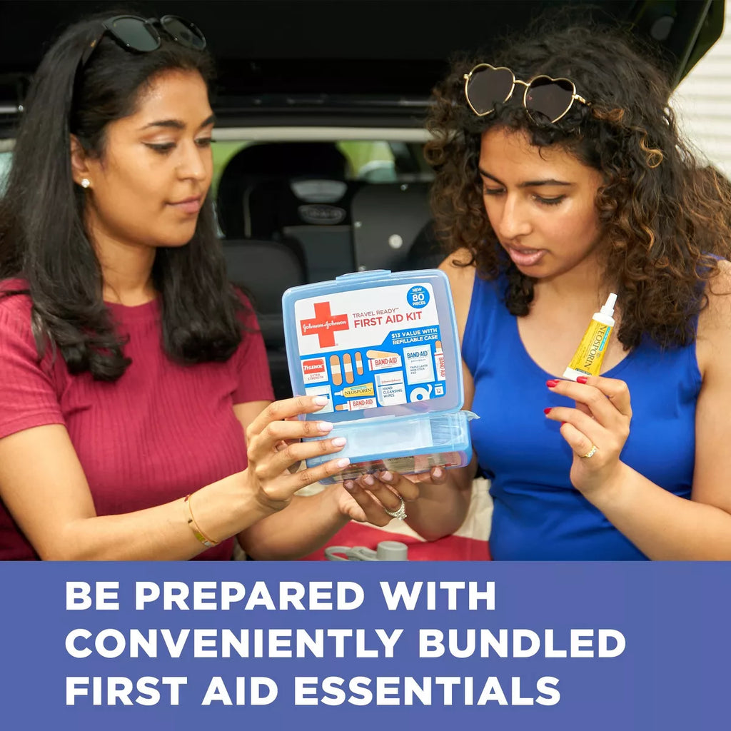 Johnson & Johnson First Aid Kit - 80Ct