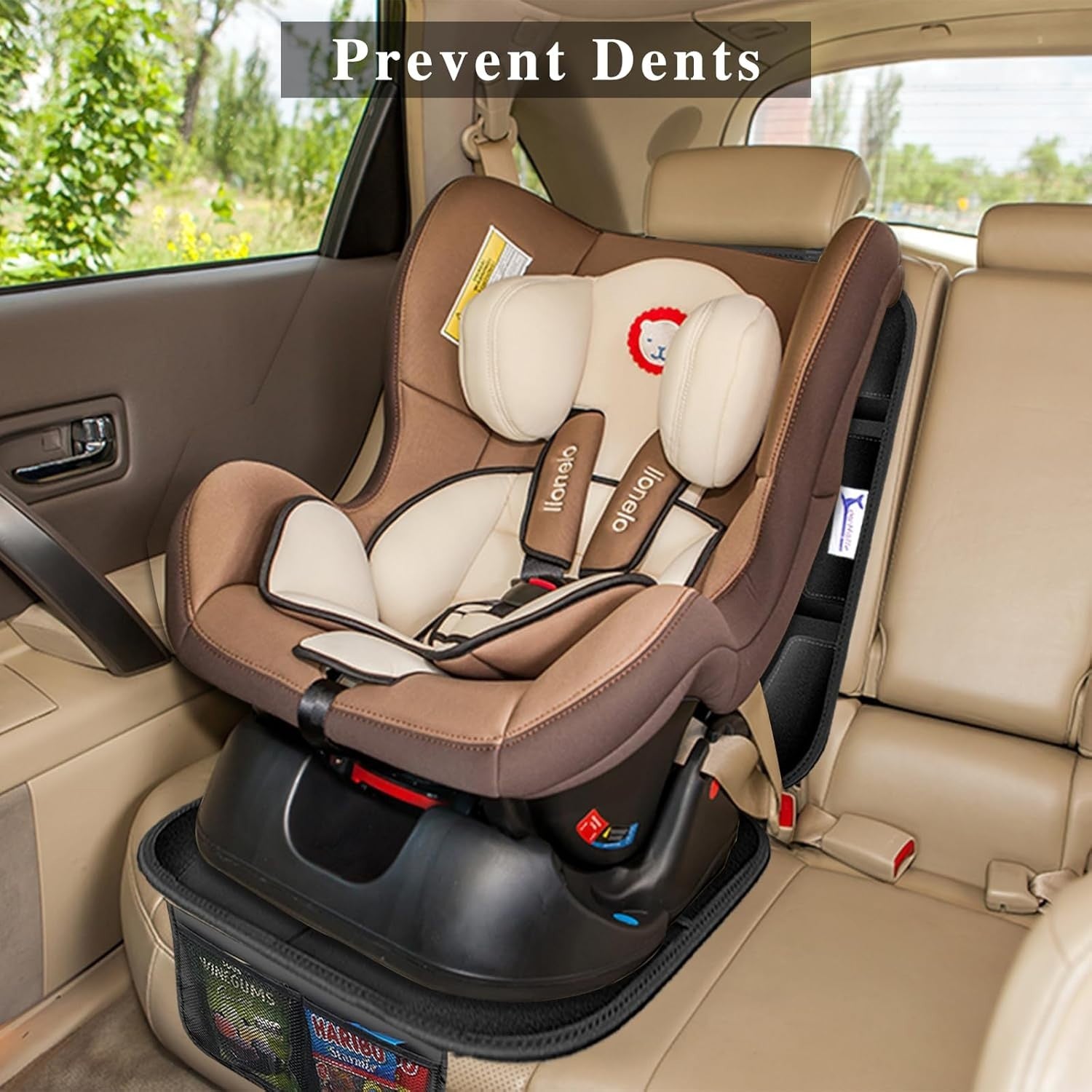 Non-Slip Car Seat Protector for Child Seats - Padded, Waterproof & Universal Fit