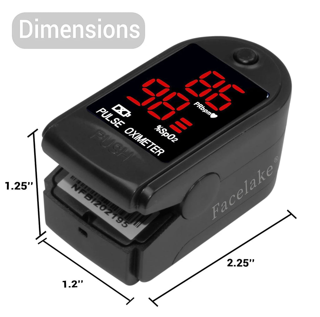 FL-400 Fingertip Pulse Oximeter (Black)