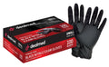 Nitrile Exam Gloves, Black – 100 Count Disposable, Non-Irritating, Latex Free, Multi-Purpose for First Aid and Medical Facilities (Small, Pack of 1)