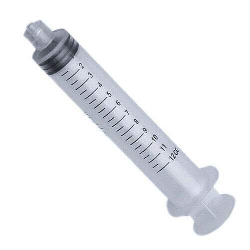 12Cc Luer Lock Irrigation Syringes Disposable Non Sterile 100 Pack