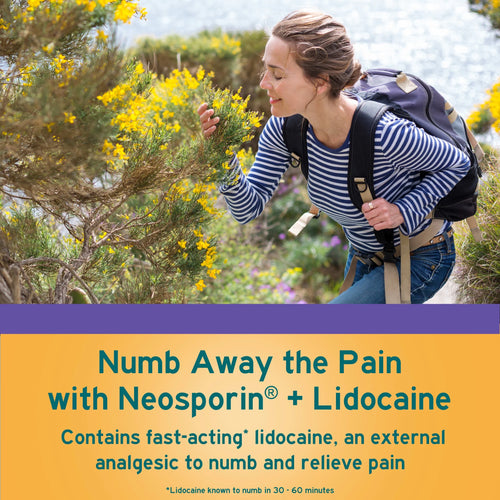 + Lidocaine Pain Relief Triple Antibiotic Ointment, 1 Oz
