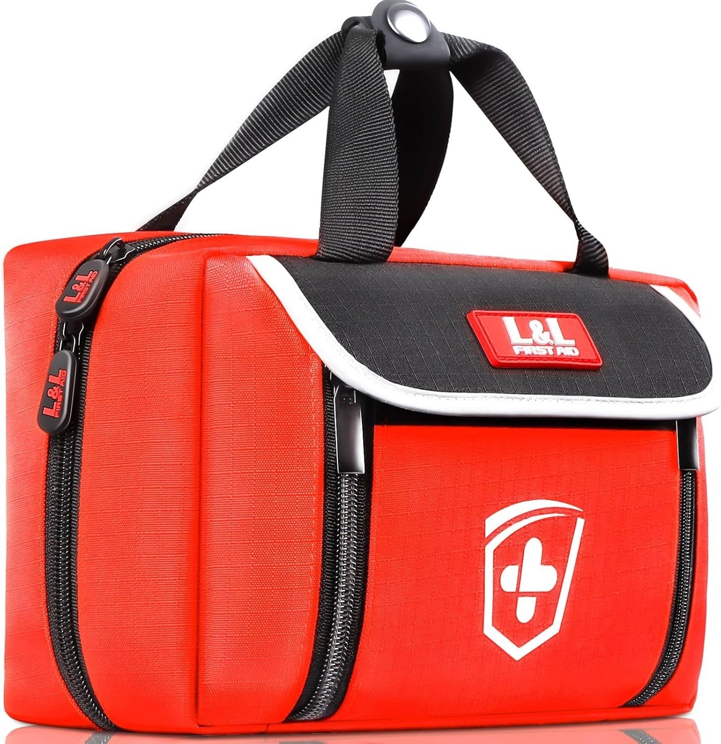 350 Piece First Aid Kit for Car & Home, Waterproof Emergency Survival Gear