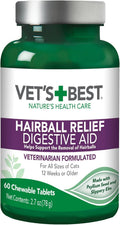 Cat Hairball Relief Digestive Aid, Vet Formulated Hairball Support Remedy, Hairb