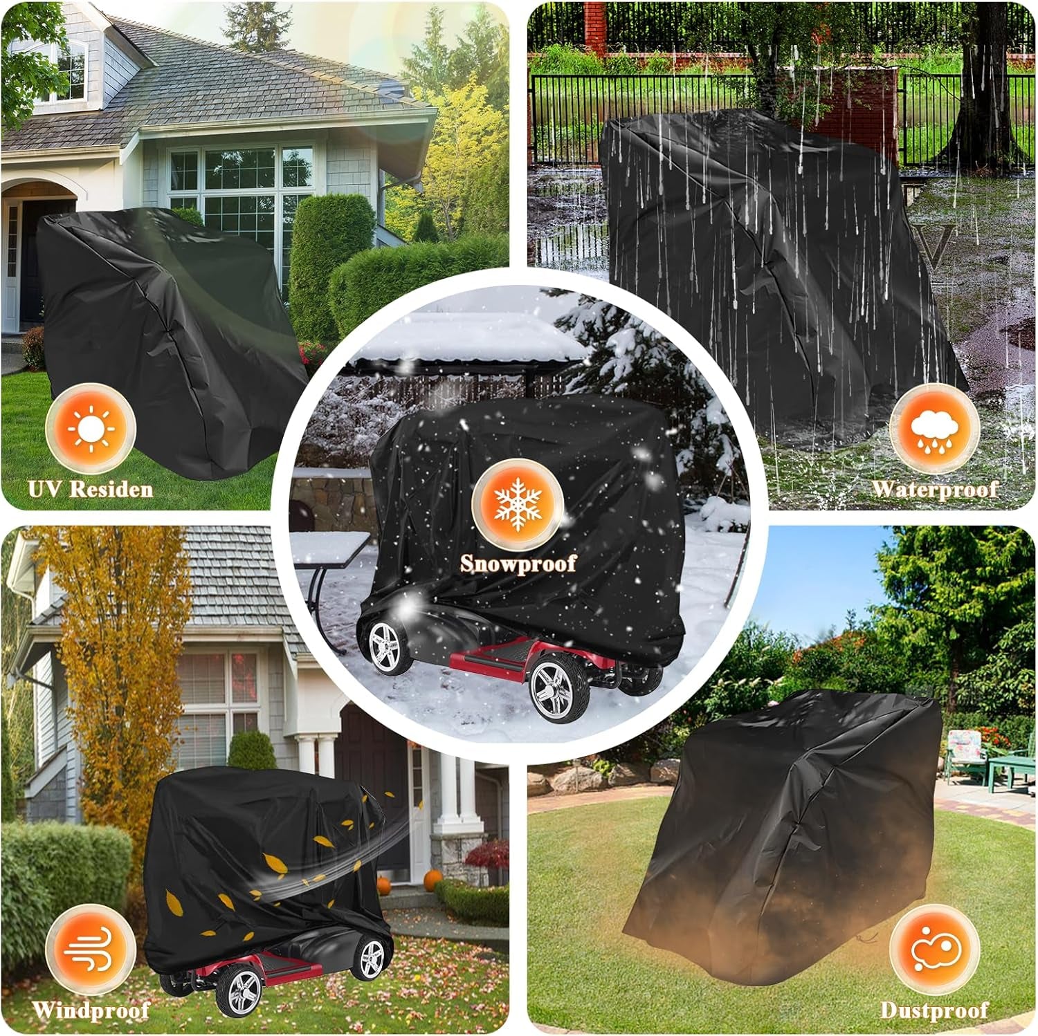 Mobility Scooter Cover,Waterpro