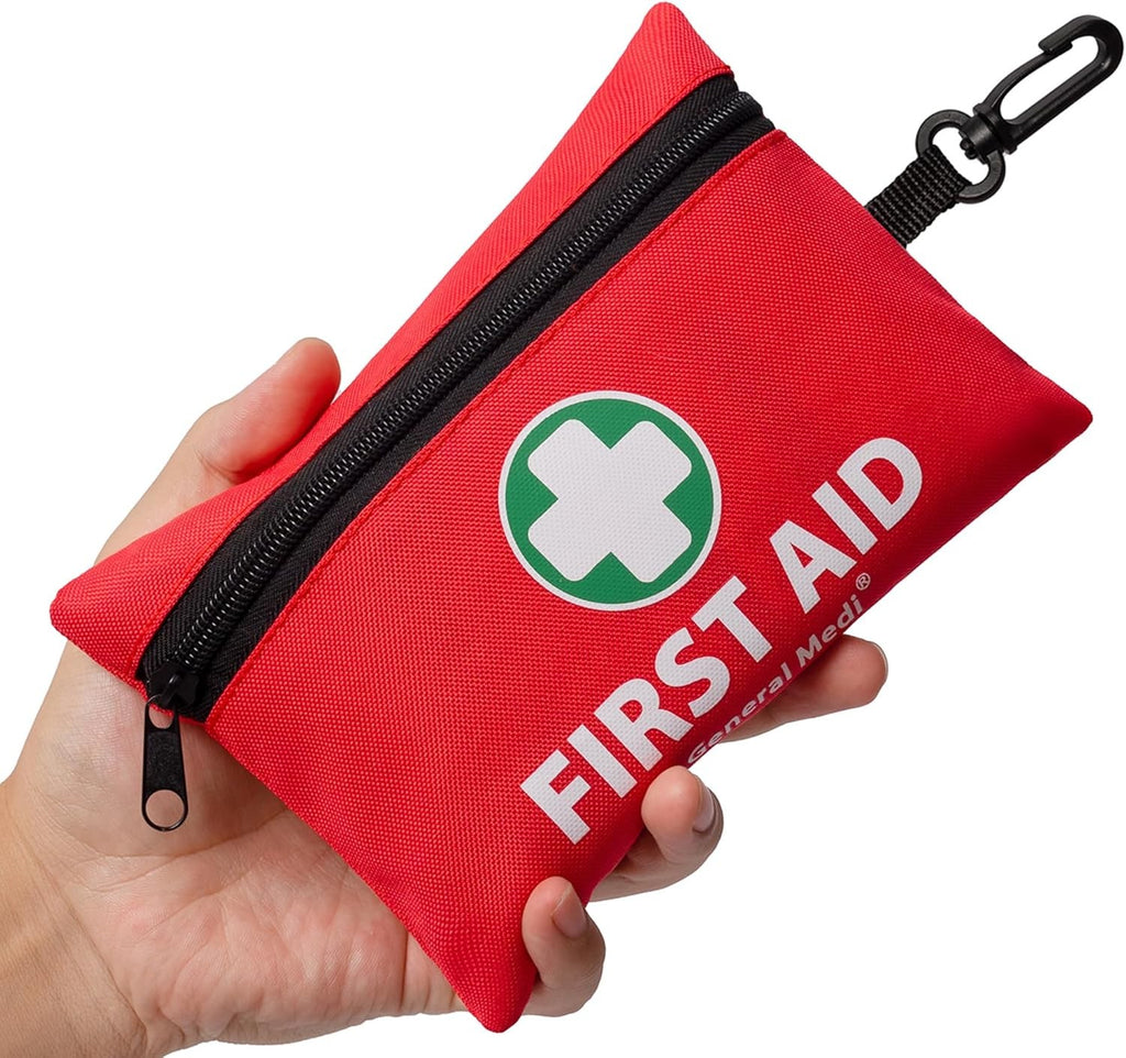 General Medi 110Pc Mini First Aid Kit Red