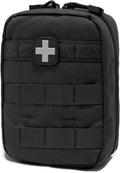 EMT Pouch MOLLE Ifak Pouch Tactical MOLLE Medical First Aid Kit Utility Pouch (With Medical Supplies)