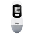 Forehead Thermometer, ISO 80601-2-56 Medical-Grade with Silent Fever Alarm and Battery-Free Kinetic Activation
