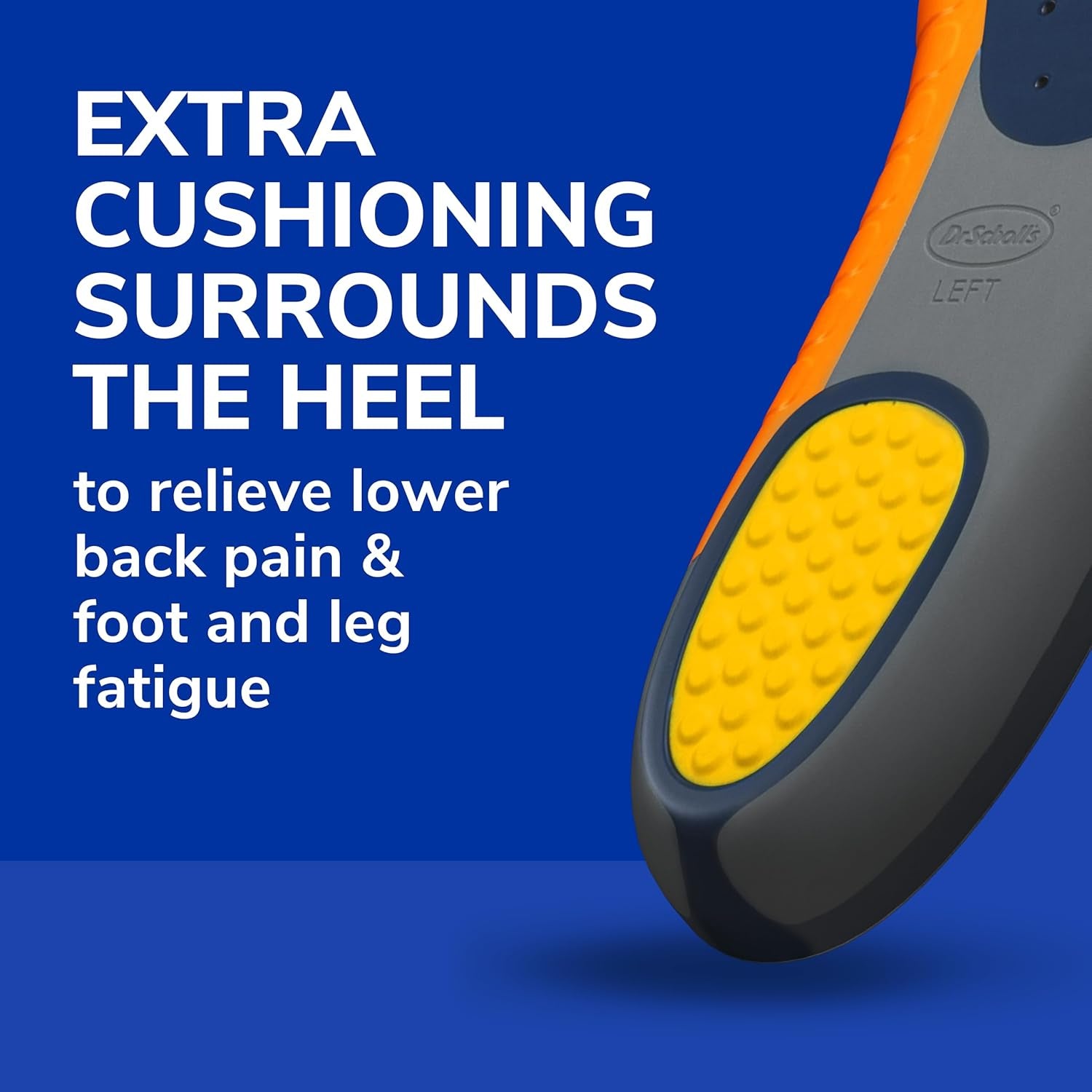 Heavy Duty Orthotic Insoles, Men’S 8-14, Wide, Shock Absorbing, 1 Pair