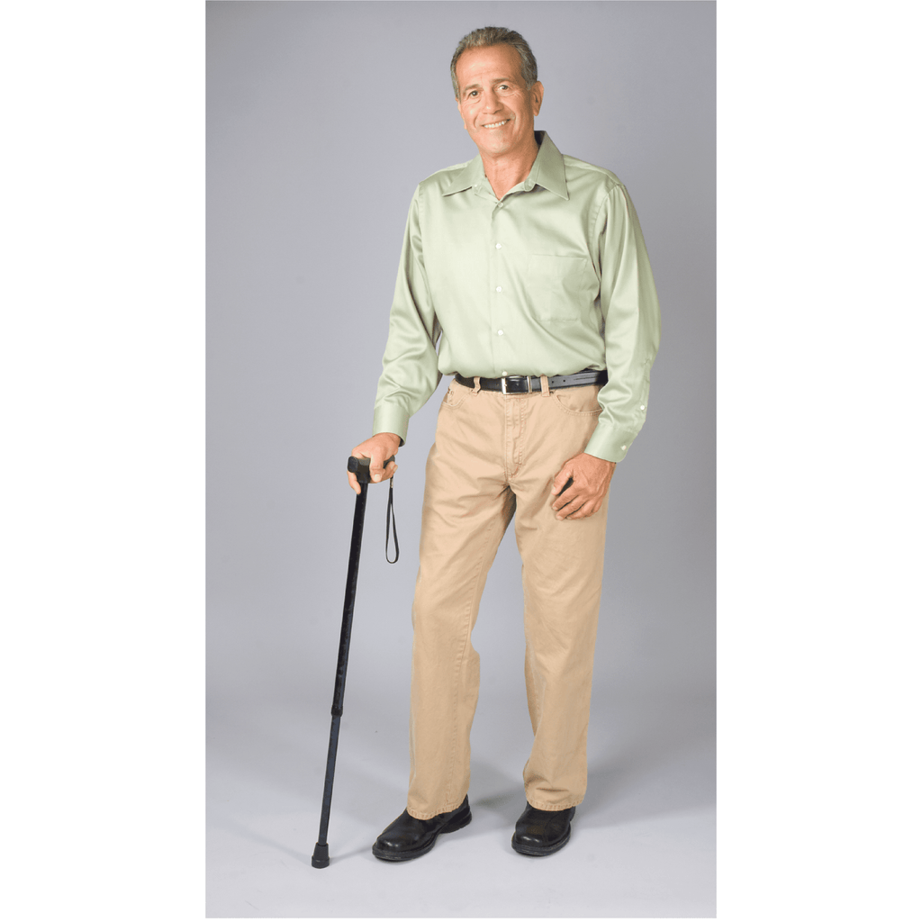 Soft Grip Derby Adjustable Walking Cane , Blue, 250 Lb Weight Capacity