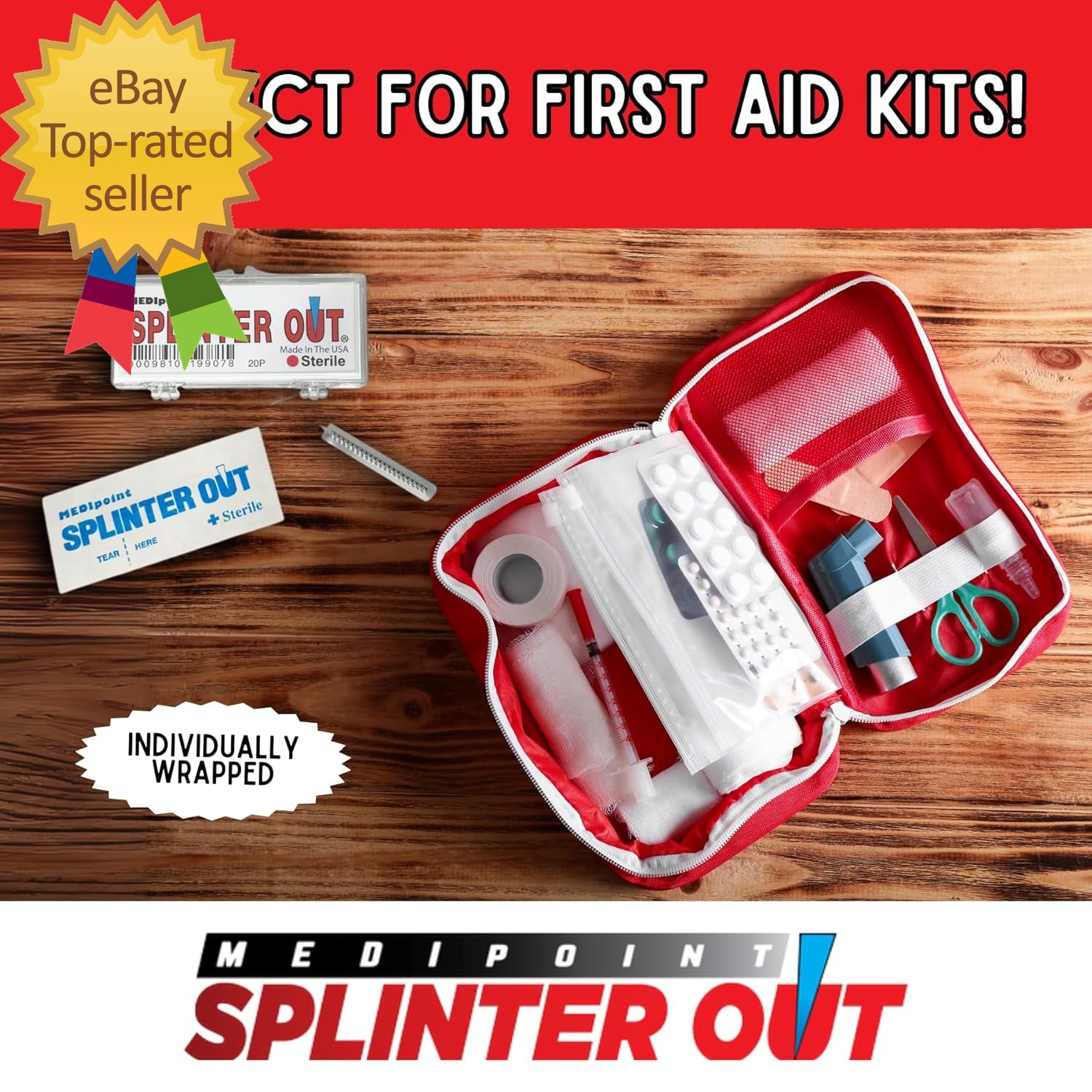 Splinter Out Splinter Remover 20 Count (Pack of 5) Pulling Plastic