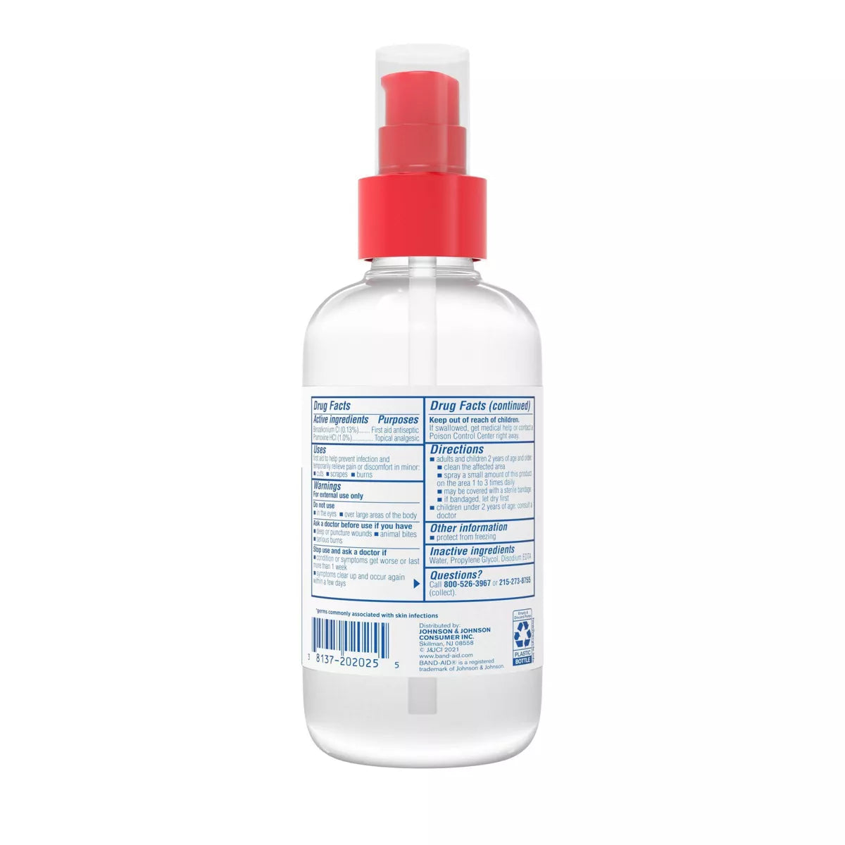 Band-Aid Antiseptic Spray - 8 Fl Oz