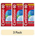 (3 Pack) Cortizone-10 Maximum Strength Soothing Aloe Itch Relief Cream, 1% Hydrocortisone, Fast-Acting, Anti-Itch Cream for Bug Bites, Rash, Eczema, Psoriasis, Poison Ivy, Oak, Sumac & More, 2 Oz
