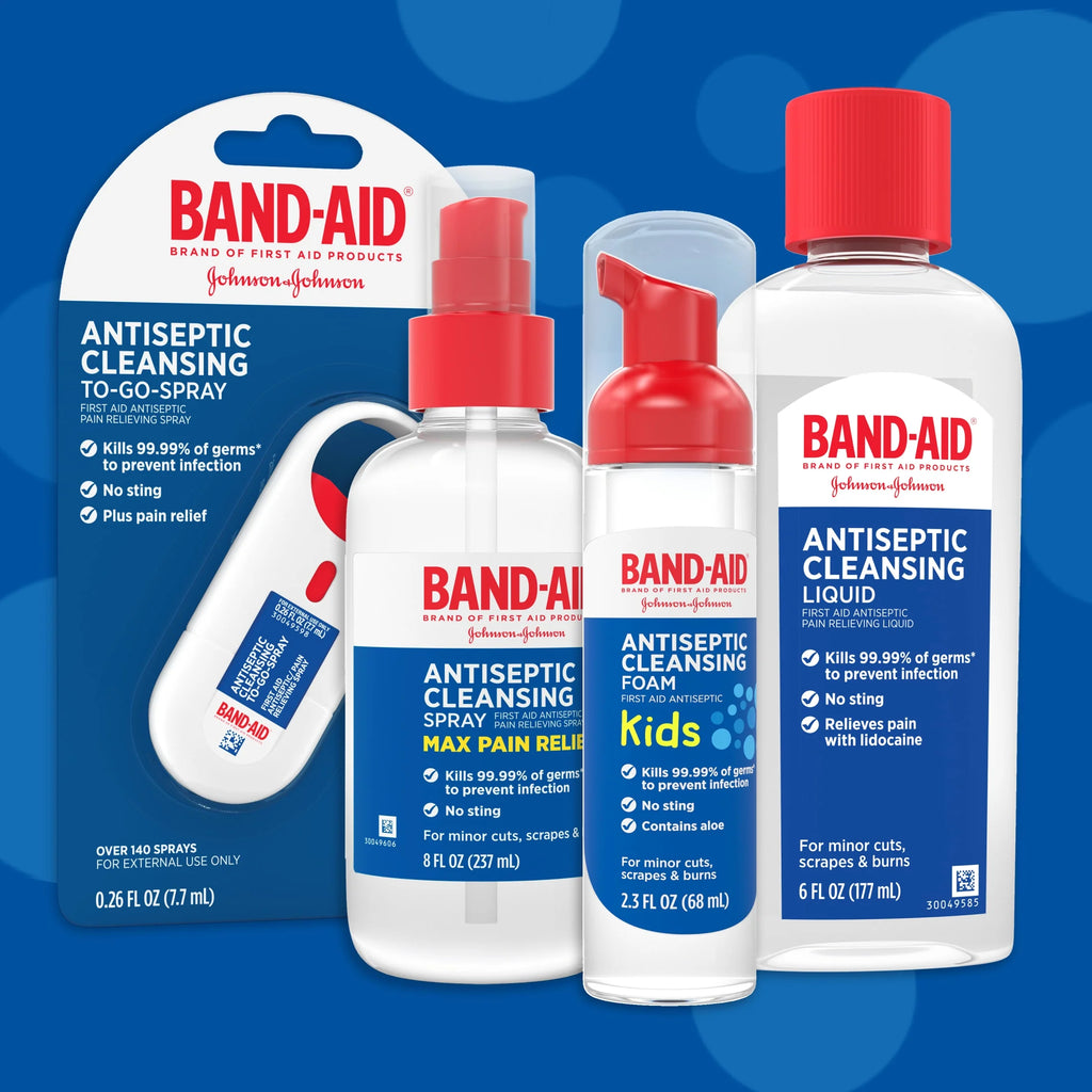 First Aid Antiseptic Cleansing Foam for Kids, 2.3 Fl. Oz