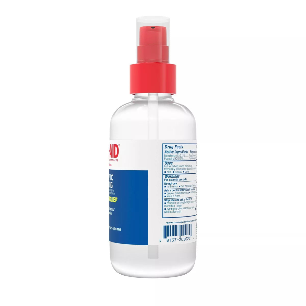 Band-Aid Antiseptic Spray - 8 Fl Oz