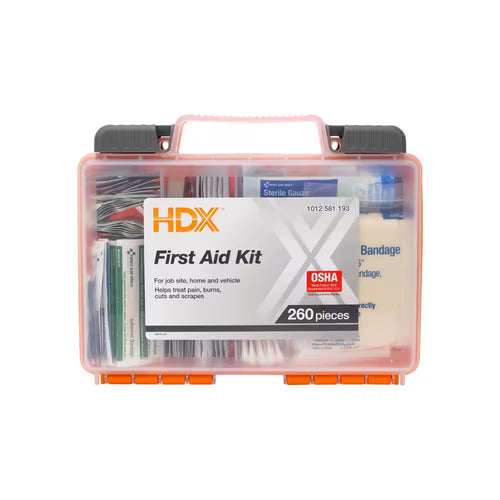 260-Piece OSHA Rated First Aid Kit